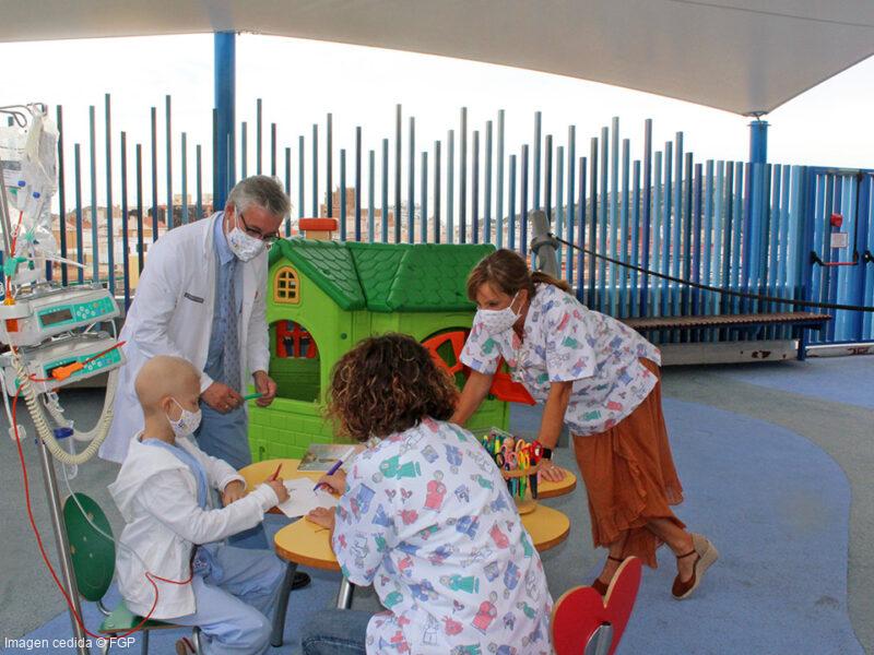 ADECUACIÓN DE LA ZONA EXTERIOR DE JUEGOS DEL ÁREA DE ONCOLOGÍA INFANTIL DEL HOSPITAL GENERAL UNIVERSITARIO DE ALICANTE